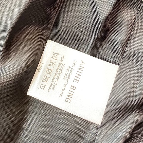 Anine Bing Moto Leather Jacket - Picture 10 of 14